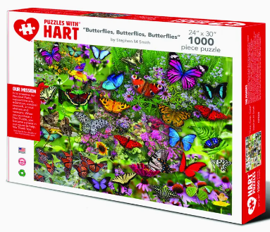 Butterflies, Butterflies, Butterflies 1000pc puzzle